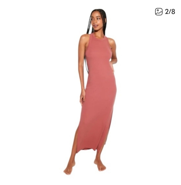 Spiritual Gangster Simon Rib Maxi Dress in Canyon - Picture 2 of 8